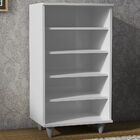 Kit 2 Sapateiras Com Espelho Madri 1 Porta - Lumil Móveis - B