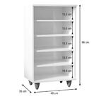 Kit 2 Sapateiras Com Espelho Madri 1 Porta - Lumil Móveis - B