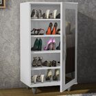 Kit 2 Sapateiras Com Espelho Madri 1 Porta - Lumil Móveis - B