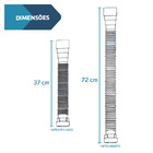 Kit 2 Sifão Sanfonado Multiuso 72 Cm Metalizado Roscado
