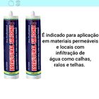 Kit 2 Silicone Estrutural Sbrix Cartucho 400g Cor Cinza