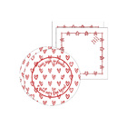 Kit 2 Sousplat Com Base + 2 Guardanapos Que Seja Infinito