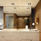 Kit 2 Spot Embutir Mr11 Quadrado Preto Recuado Save Energy