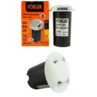 Kit 2 Spot Led Balizador Foxlux 1,5w 3000k 2 Fachos Branco