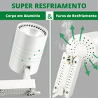 Kit 2 Spot Para Trilho Eletrificado Branco Led 7w 3000k Luz Q