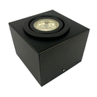 Kit 2 Spot Plafon Sobrepor Box Quadrado Par20 Direcionável Pr