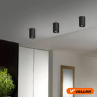 Kit 2 Spot Sobrepor Fixo Redondo Direcionável P/ Par20 Preto