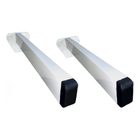 Kit 2 Suporte Grapa De Parafusar P/ Pia Bancada 50cm Branco