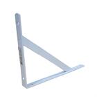 Kit 2 Suporte P/prateleira 25cm C/mão-francesa Branco