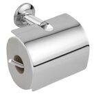 Kit 2 Suporte Papeleira Tampa Para Papel Higiênico Aço Inox