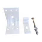 Kit 2 Suportes Em L Para Trilho Suíço Duplo Com Presilha Bran