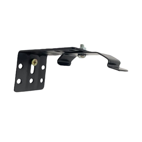 Kit 2 Suportes Em L Para Trilho Suíço Duplo Com Presilha Pret