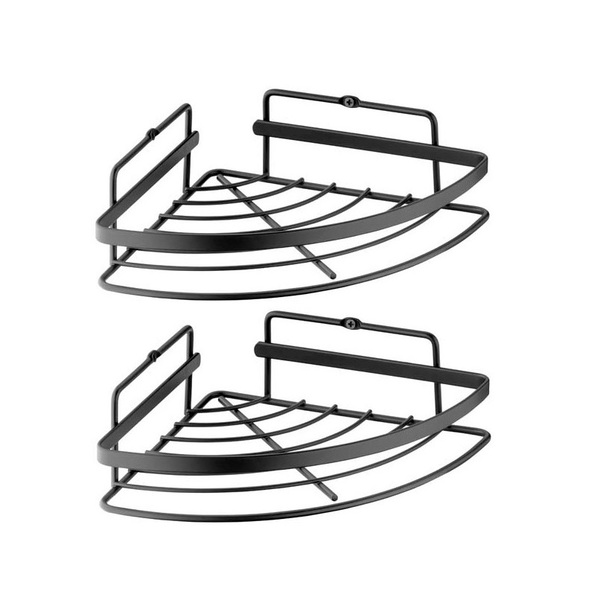 Kit 2 Suportes Para Shampoo Cantoneira Banheiro Aço Schmitt P