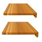 Kit 2 Tábuas De Corte Teca 60x50cm Encaixe Bancada Estação Pr