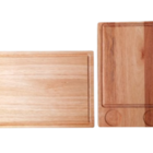 Kit 2 Tábuas Para Churrasco Frisada E Com Porta Copos - Madea