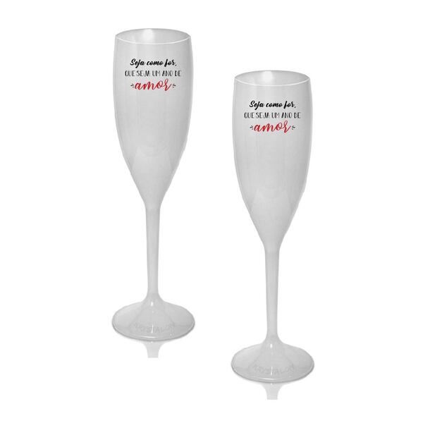 Kit 2 Taças Champagne Personalizadas Seja Como For...