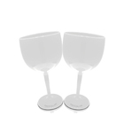 Kit 2 Taças Gin Brancas Acrílico Ps Krystalon