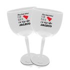 Kit 2 Taças Gin Brancas Criativas Profissional Da Saúde - Jal