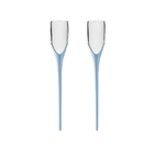 Kit 2 Taças Para Espumante Enterra Na Areia Praia 210ml Azul