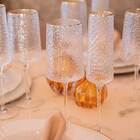 Kit 2 Taças Para Vinho De Cristal Ecológico Martelado 500ml C