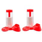 Kit 2 Tapioqueiras De Farinha Beiju Tapioca Peneira Armazena