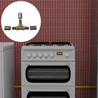 Kit 2 Te Tee Gás Encanado 16-16 16mm Tubo Pex Multicamadas