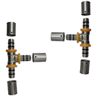 Kit 2 Te Tee Gás Encanado 16-16 16mm Tubo Pex Multicamadas