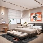 Kit 2 Telas Canvas Com Moldura Abstrata E Costela De Adão