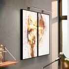 Kit 2 Telas Canvas Com Moldura Bailarina Arco E Fecha