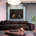 Kit 2 Telas Canvas Com Moldura Braços E Mãos