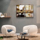 Kit 2 Telas Canvas Com Moldura Direito