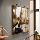 Kit 2 Telas Canvas Com Moldura Direito