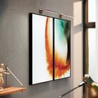 Kit 2 Telas Canvas Com Moldura Figura Abstrata