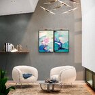 Kit 2 Telas Canvas Com Moldura Flor Com Pétalas Caídas