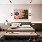 Kit 2 Telas Canvas Com Moldura Flor Funcionaria