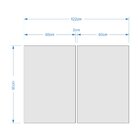 Kit 2 Telas Canvas Com Moldura Flores Aquarela