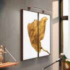 Kit 2 Telas Canvas Com Moldura Folha Seca