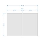 Kit 2 Telas Canvas Com Moldura Folhas