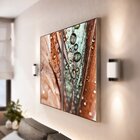 Kit 2 Telas Canvas Com Moldura Gotas De Orvalho