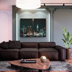 Kit 2 Telas Canvas Com Moldura New York