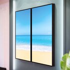 Kit 2 Telas Canvas Com Moldura Praia