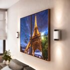 Kit 2 Telas Canvas Com Moldura Torre Eiffel