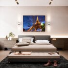 Kit 2 Telas Canvas Com Moldura Torre Eiffel