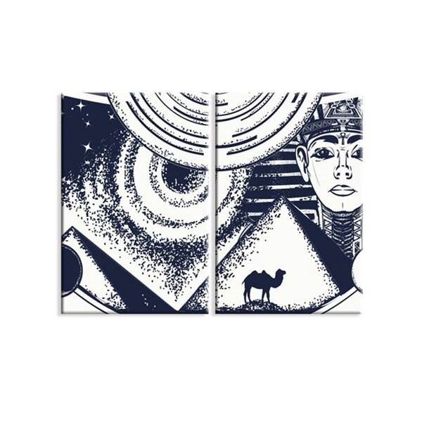 Kit 2 Telas Decorativas Abdução