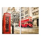 Kit 2 Telas Decorativas Cabine Telefônica E Ônibus Londres