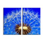 Kit 2 Telas Decorativas Dente-de-leão Azul