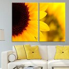 Kit 2 Telas Decorativas Girassol