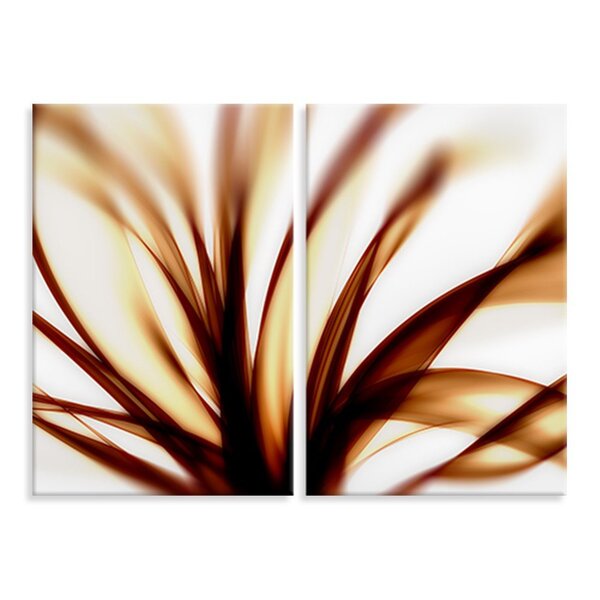 Kit 2 Telas Decorativas Pintura Traços Abstratos