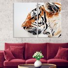 Kit 2 Telas Decorativas Tigre
