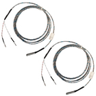 Kit 2 Termopar Tipo J Haste 6x30mm Inox Palito Wje